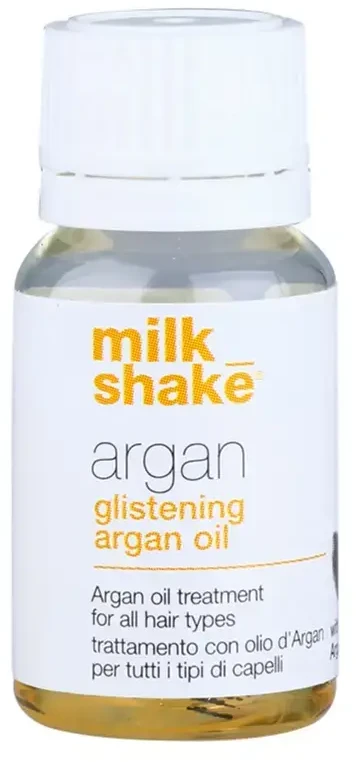 Aliejus visų tipų plaukams Milk Shake Argan Glistening Argan Oil 10ml