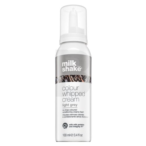 Kondicionuojančios dažomosios putos MILK SHAKE Colour whipped cream ,,Light grey", 100m