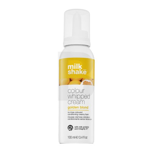 Kondicionuojančios dažomosios putos MILK SHAKE Colour whipped cream ,,Golden Blond", 100m