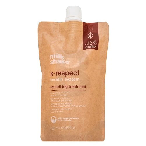 Milk Shake Pieno kokteilis K-Respect keratino plaukų kreminis tiesinimo priemonė, 250 ml