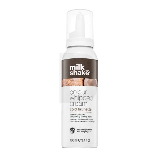 Kondicionuojančios dažomosios putos MILK SHAKE Colour whipped cream ,,Cold Brunette", 100m