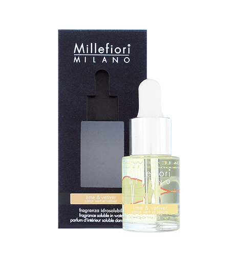 Millefiori Milano Fragrance Soluble in Vanduo Lime & Vetiver, 15 ml
