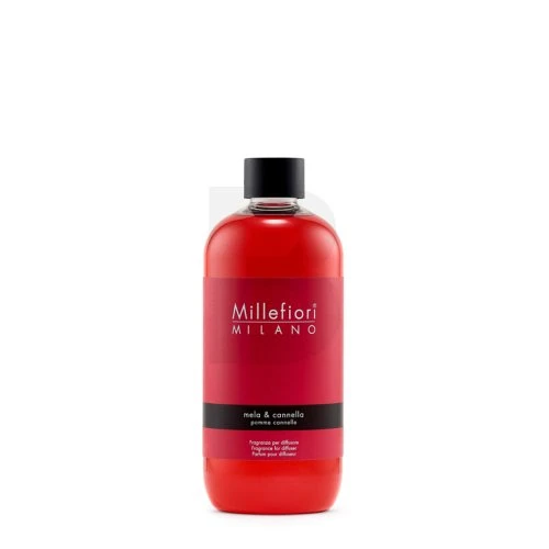 Millefiori Milano Aromatinio difuzoriaus "Natura l" obuolių ir cinamono pakaitinis užpildas 500 ml