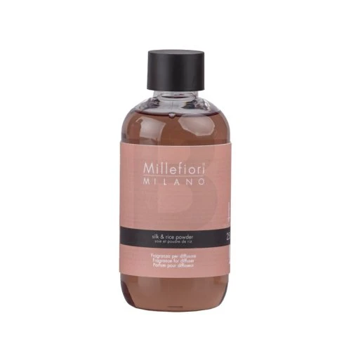 Millefiori Milano Aromatinio difuzoriaus "Natura l Silk" atsarginis užpildas - ryžių milteliai 250 ml