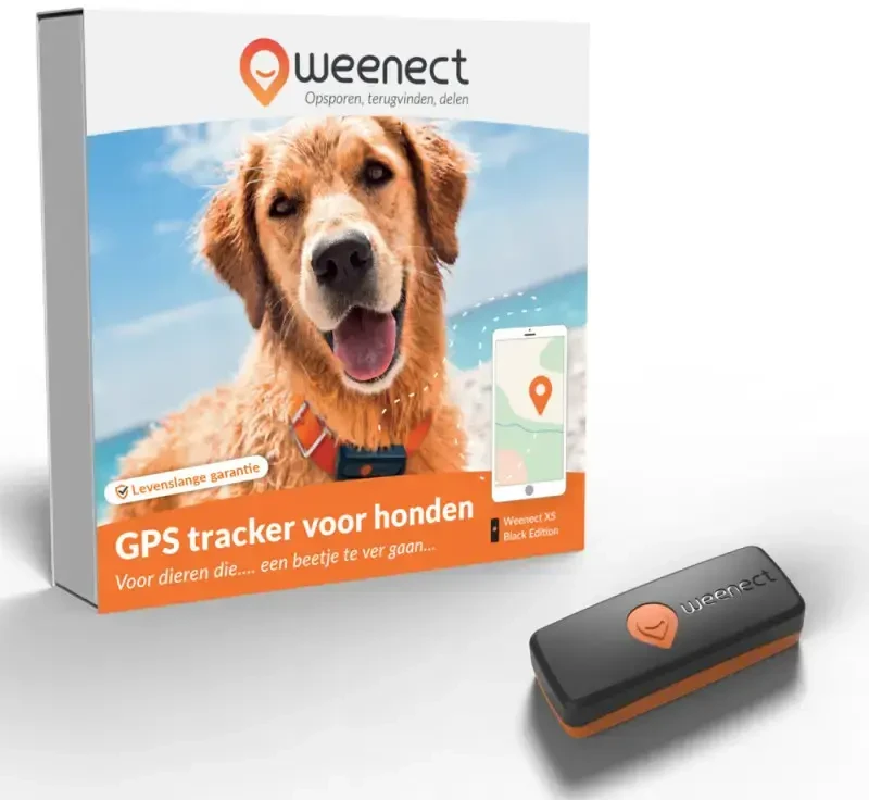 GPS sekiklis šunims - Weenect XS (Juodas leidimas 2023)