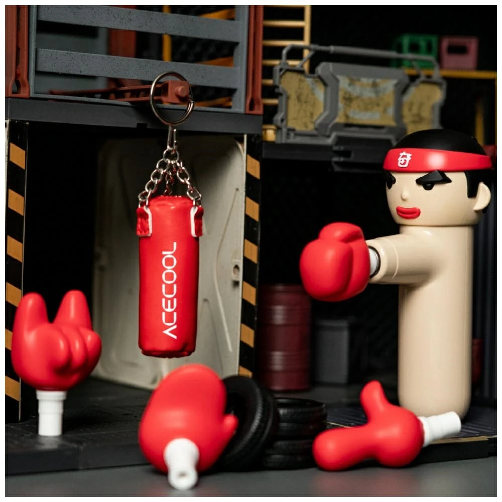 Mini pistolet do masażu 4smarts ACECOOL KungFu Boxer smėlio spalva