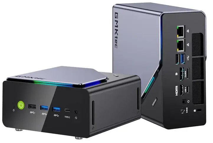 Mini kompiuteris GMKtec K12 Ryzen 7 H 225 16GB 255 32GB RAM + 1TB SSD WIN 11 Pro