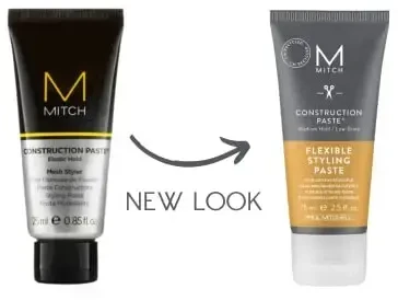Mitch by Paul Mitchell Styling Construction plaukų formavimo pasta be parabenų, lanksčiai fiksuojantiems plaukams, 75 ml