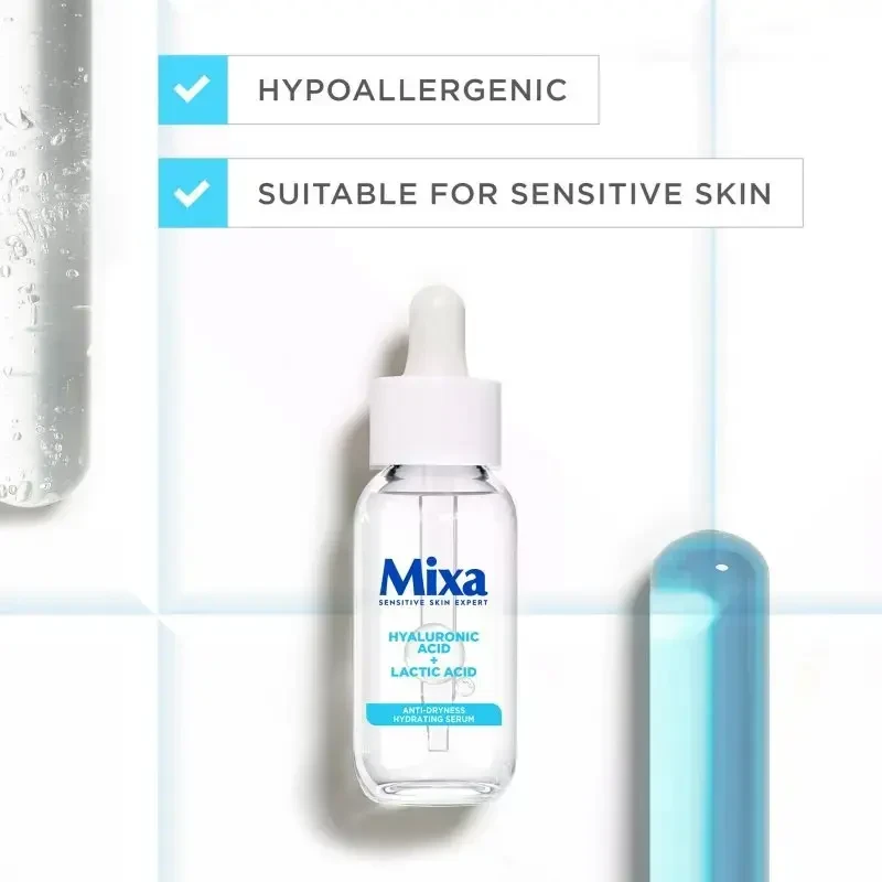 Mixa hialurono rūgšties + pieno rūgšties anti-dryness drėkinamasis serumas odos serumas