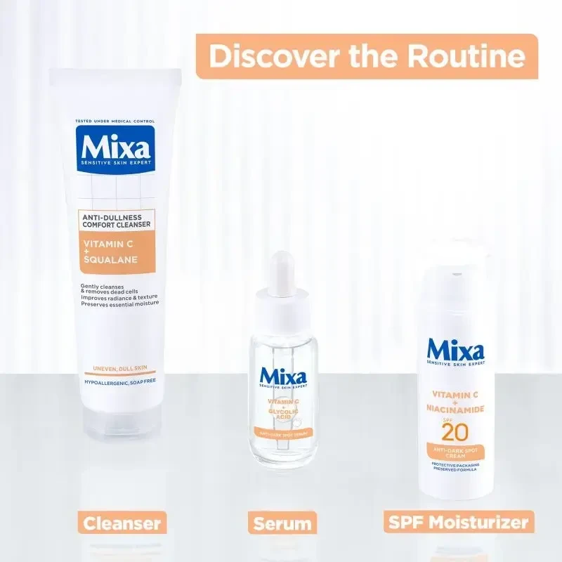 Mixa Vitamin C + Niacinamide Anti-Dark Spot Kreminis Day Kreminis