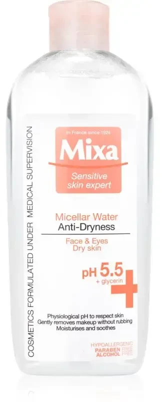 MIXA micelinis vanduo sausai odai, 400 ml