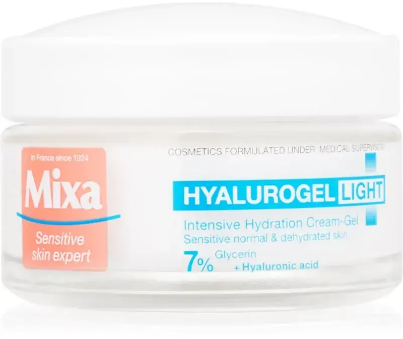 Mixa Hyalurogel drėkinamasis gelinis kremas 50 ml