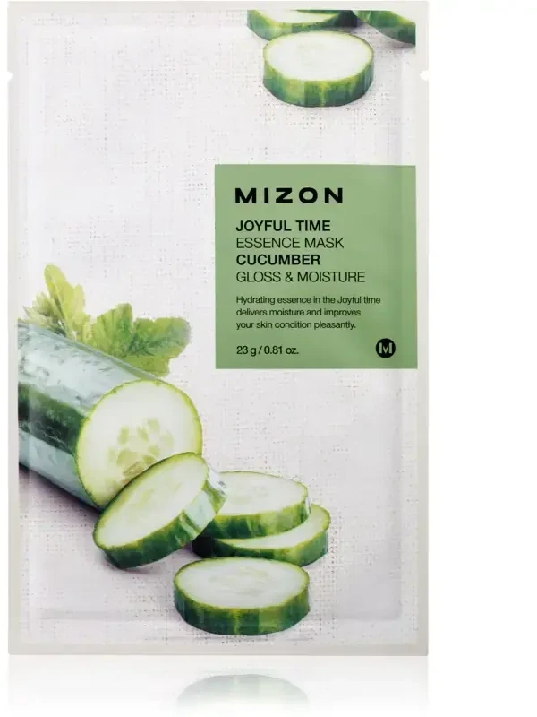 Mizon 3D veido kaukė su agurkais džiaugsmingam laikui (Essence Mask Cucumber) 23 g