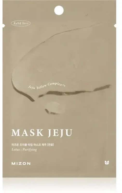 Mizon „Lotus Cleansing Sheet Mask“ valomoji veido kaukė (Jeju kaukė) 23 g