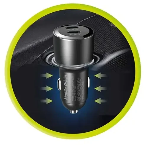 Mobile Origin automobilinis įkroviklis 60W 2 USB-C, CA11