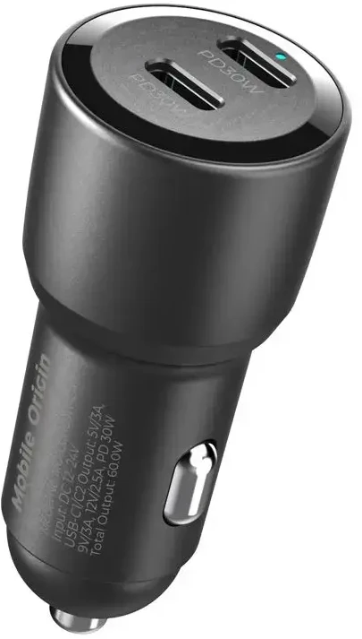 Mobile Origin automobilinis įkroviklis 60W 2 USB-C, CA11