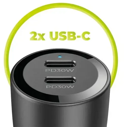Mobile Origin automobilinis įkroviklis 60W 2 USB-C, CA11