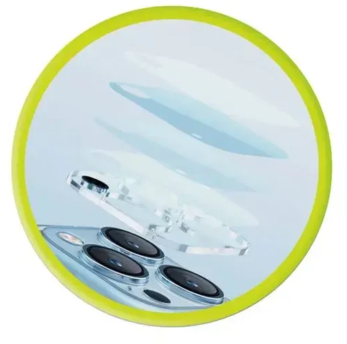 „Mobile Origin Easy Lens“ pilnas dangtelis, skaidrus – „iPhone 13 Pro / 13 Pro Max“