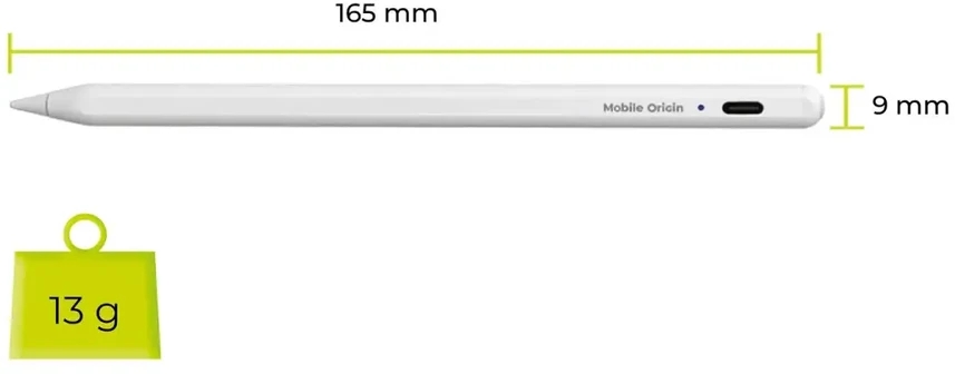 „Mobile Origin“ universalus USB-C aktyvus rašiklis PE1
