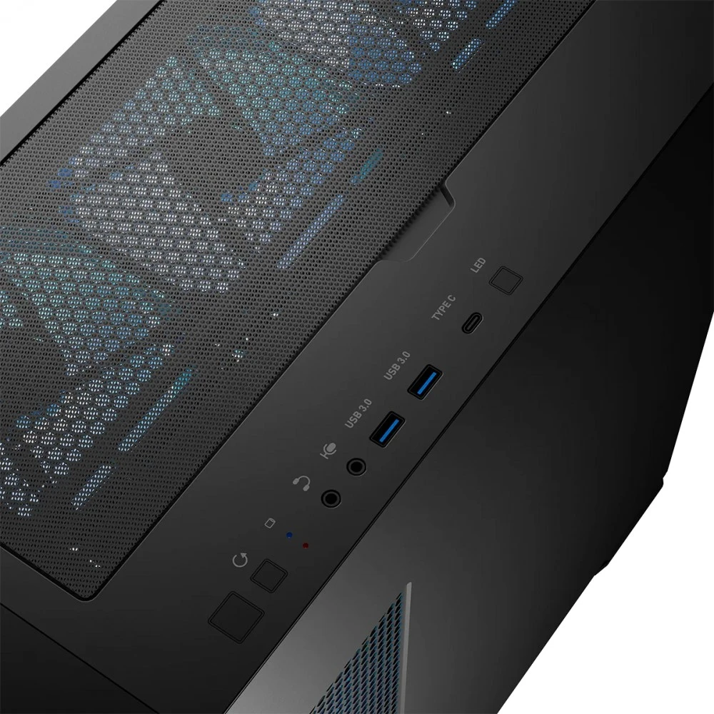 Kompiuterio Korpusas - Modecom Horizon Argb Flow MIDI USB 3.0 X 2 CYPE-C