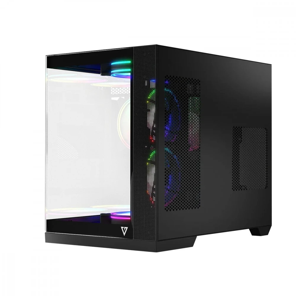 Modecom Volcano Panorama Apex ARGB 5F juoda