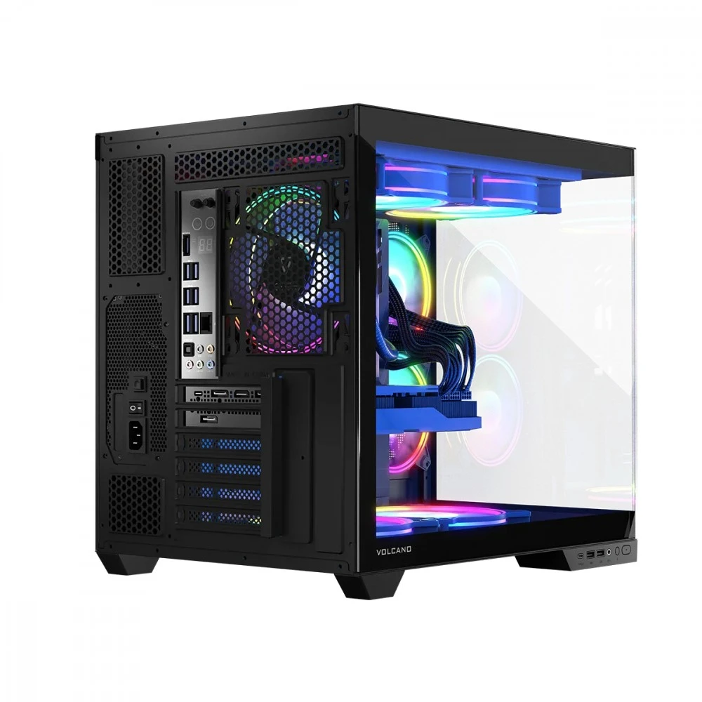 Modecom Volcano Panorama Apex ARGB 5F juoda