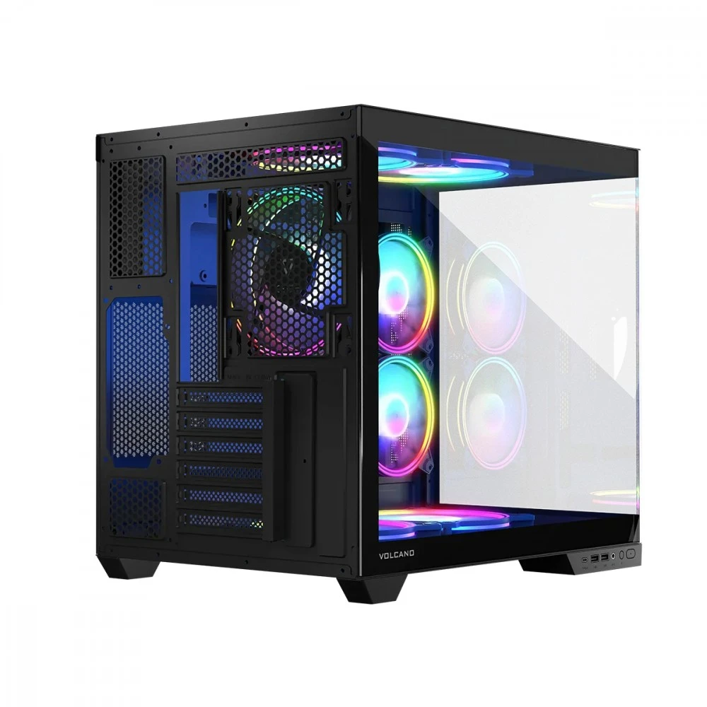 Modecom Volcano Panorama Apex ARGB 5F juoda