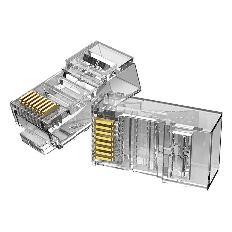 Vention Modulinė RJ45 Cat.5E UTP jungties ventiliacija IDBR0-50 permatoma pakuotė po 50
