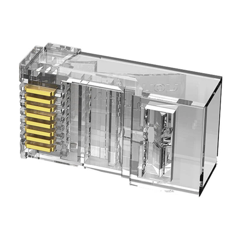Vention Modulinė RJ45 Cat.5E UTP jungties ventiliacija IDBR0-50 permatoma pakuotė po 50