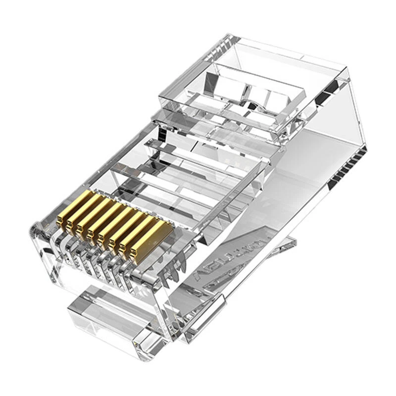 Modulinis RJ45 Cat.6 UTP Connector Vention IDDR0-100 Skaidrus 100 vnt.