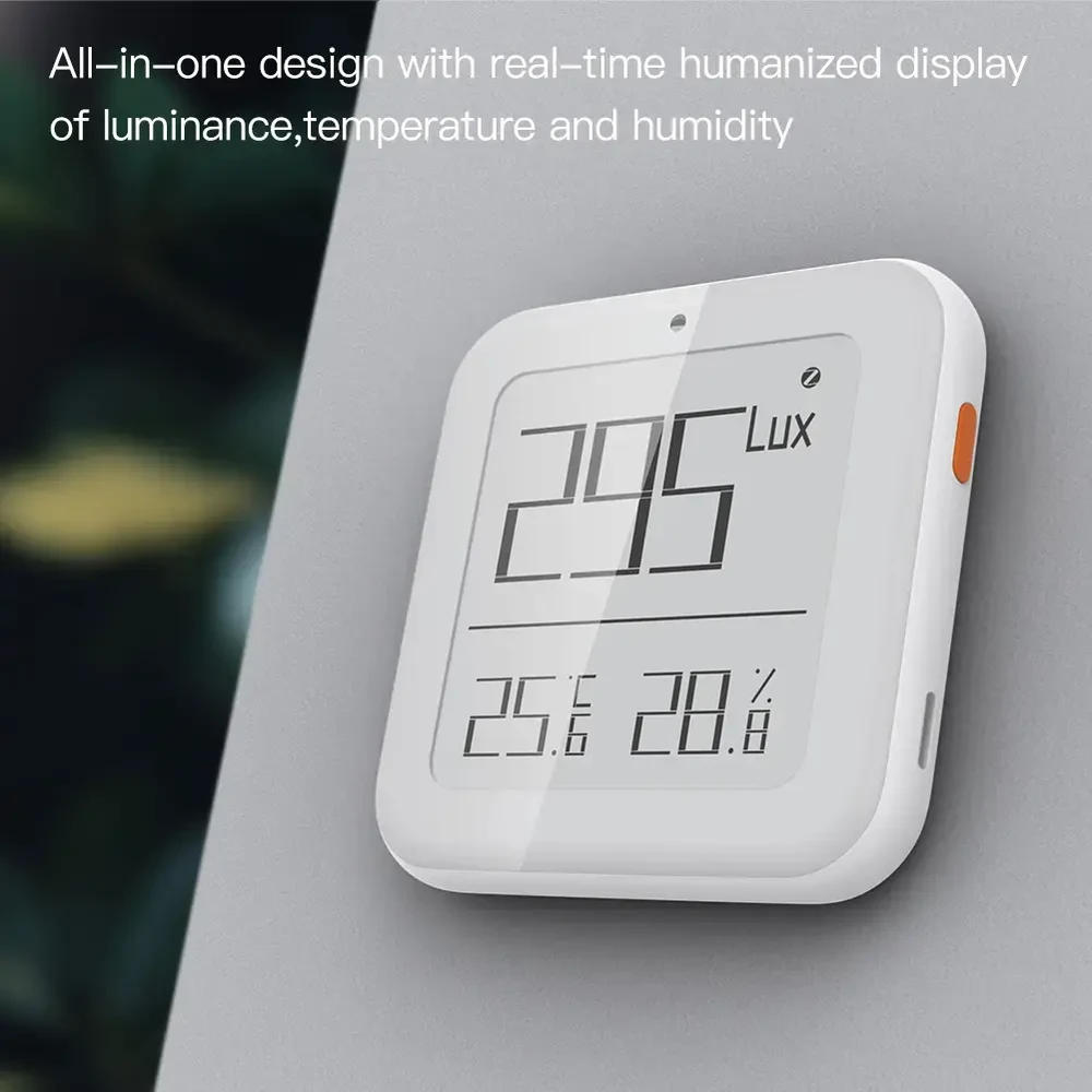 Moes Išmanus šviesos, temperatūros ir drėgmes jutiklis, bevielis, ZigBee, TUYA / Smart Life