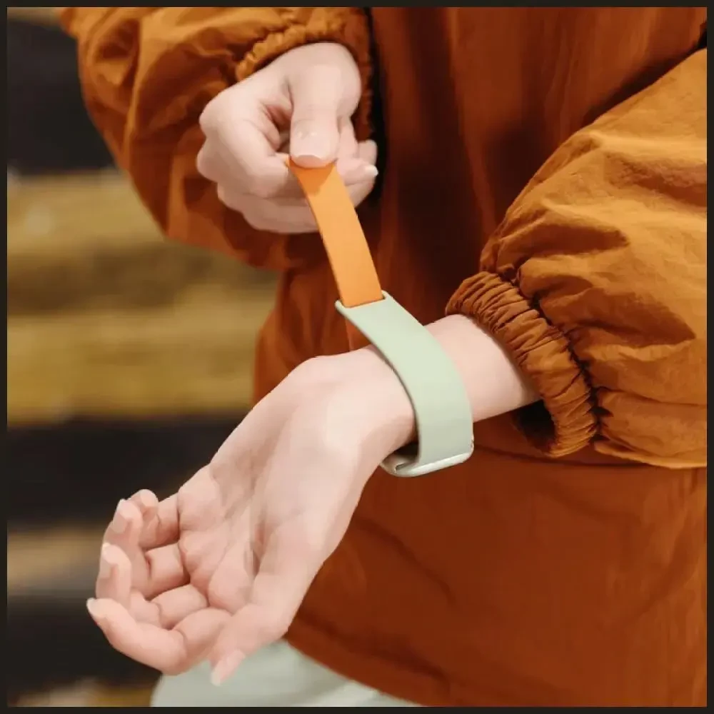 Dirželis Moft Sport do Apple Watch 40/41/42mm khaki žalias - sunrise