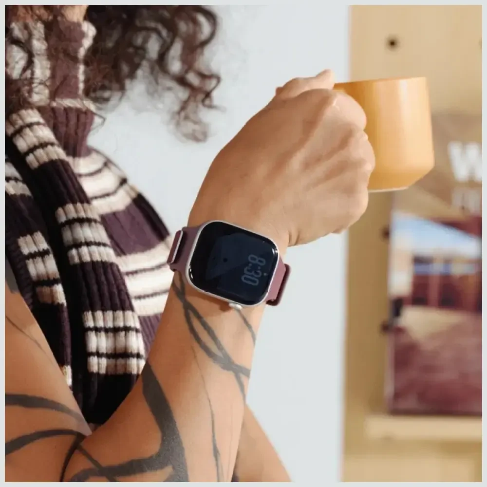 Dirželis Moft Sport do Apple Watch 44/45/46/49mm blueberry - peony