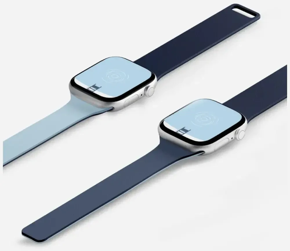 Dirželis Moft Sport do Apple Watch 44/45/46/49mm tamsiai mėlyna - smoothing mist