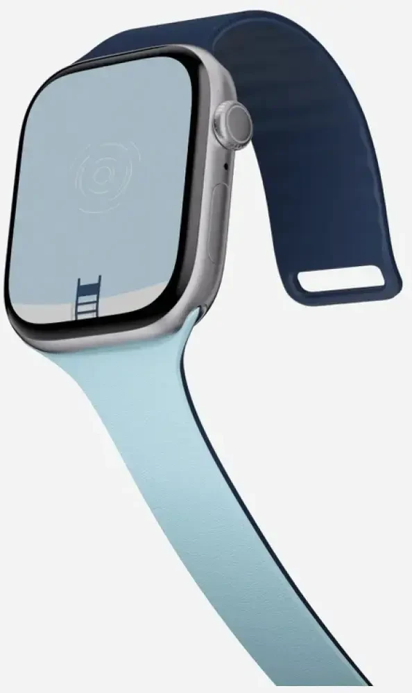 Dirželis Moft Sport do Apple Watch 44/45/46/49mm tamsiai mėlyna - smoothing mist