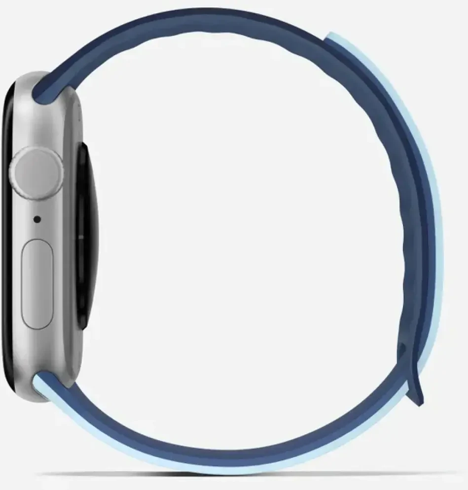 Dirželis Moft Sport do Apple Watch 44/45/46/49mm tamsiai mėlyna - smoothing mist
