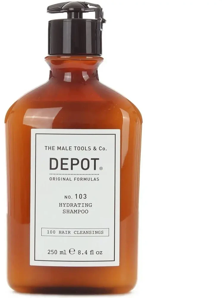 Depot 100 plaukų valymo šampūnas Nr. 103 su provitaminu B5 drėkinimui, 250 ml