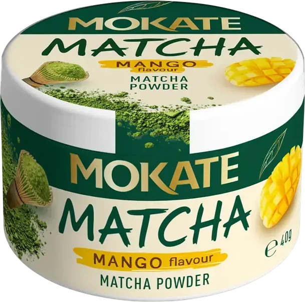 Žalioji arbata MOKATE Matcha mangų skonio 40g