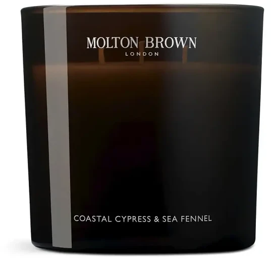 Molton Brown Pakrantės kiparisų ir jūros pankolių kvapioji žvakė 600 g