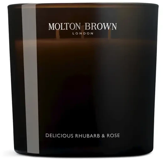 Molton Brown Gardžioji rabarbarų ir rožių kvapioji žvakė 600 g