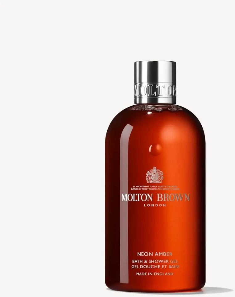 Molton Brown Neon Amber Bath & Dušo želė dušo želė, 300 ml