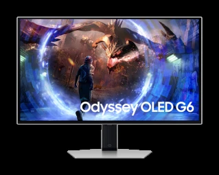Monitorius Samsung | LS27DG602SUXEN | 27 " | OLED | QHD | 17:9 | 360 Hz | 0.03 ms | 2560 x 1440 pikselių | 250 cd/m² | HDMI jungtys quantity 2