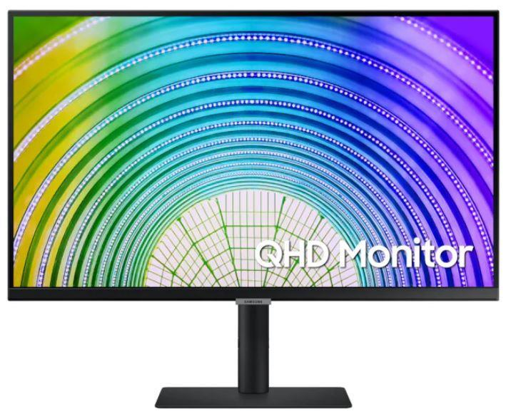 Monitorius SAMSUNG S32A600U 32inch Bezelless 16:9 2560x1440 VA 4ms HDR10 HAS/Swivel/Pivot/Tilt 130mm HDMI/DP/USB-C 90W LAN USB3-HUB VESA 100