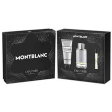 Mont Blanc rinkinys MONT BLANC Explorer Platinium EDP purškiklis 100ml + MINIATURA EDP 7,5ml + DUŠO ŽELĖ 100ml