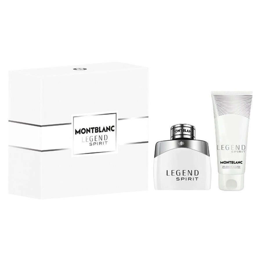Mont Blanc Set Montblanc: Legend Spirit Eau De Toilette For Men, 50 ml + Legend Spirit Cleansing Dušo želė For All Skin Types, 100 ml