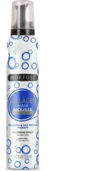 Morfose plaukų putos su kolagenu, idealiai fiksuojančios, 200 ml