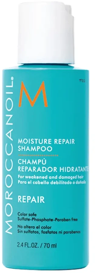 Šampūnas pažeistiems plaukams Moroccanoil Moisture Repair, 70 ml