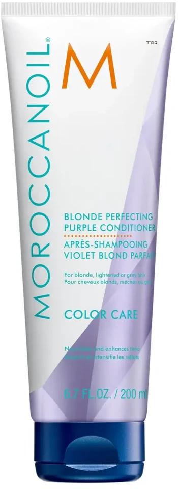 Moroccanoil Color Care Skirtas šviesiems plaukams Perfecting Violetinė Conditioner kondicionierius šviesiaplaukėms, 70 ml