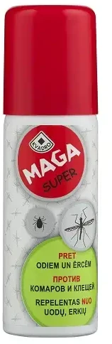 Kvadro Repelentas MAGA Super nuo uodų ir erkių 50ml