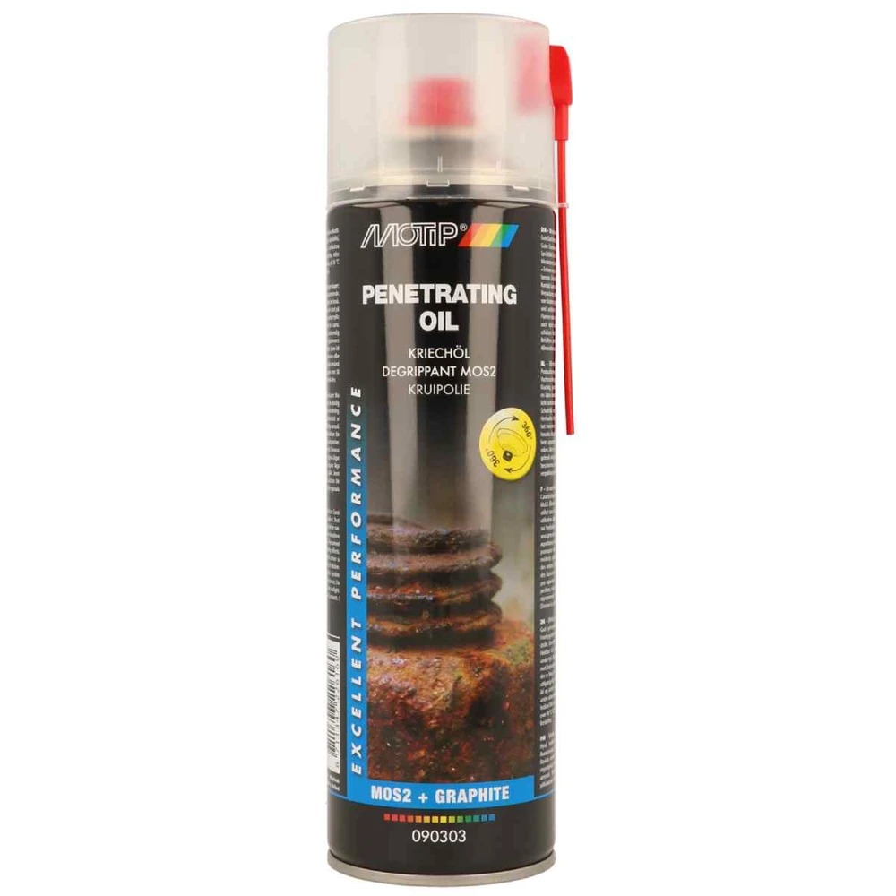 Varžtų atlaisvinimo priemonė PENETRATING OIL 500ml, Motip